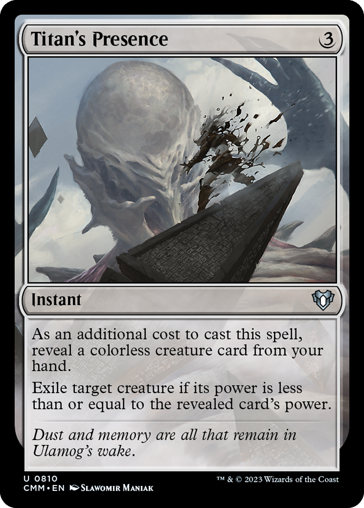 Titan's Presence [Commander Masters]