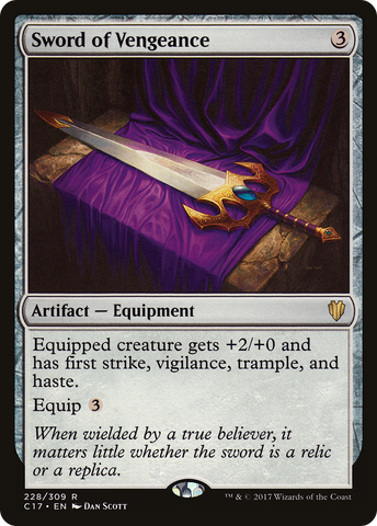 Sword of Vengeance [Commander 2017]