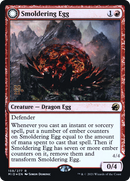 Smoldering Egg // Ashmouth Dragon [Innistrad: Midnight Hunt Prerelease Promos]