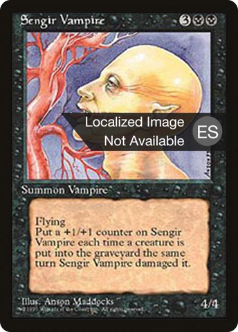 Sengir Vampire [Fourth Edition Foreign Black Border]