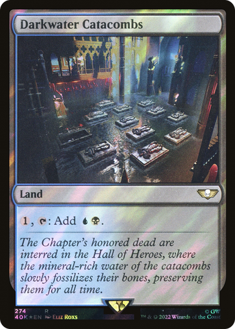 Darkwater Catacombs (Surge Foil) [Universes Beyond: Warhammer 40,000]