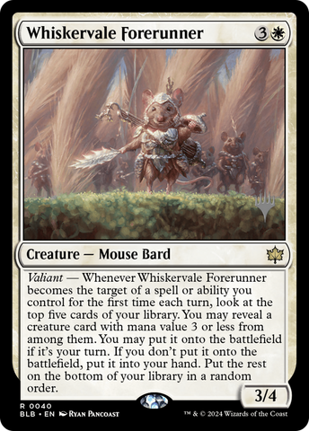 Whiskervale Forerunner (Promo Pack) [Bloomburrow Promos]