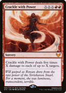 Crackle with Power (Promo Pack) [Strixhaven: School of Mages Promos]