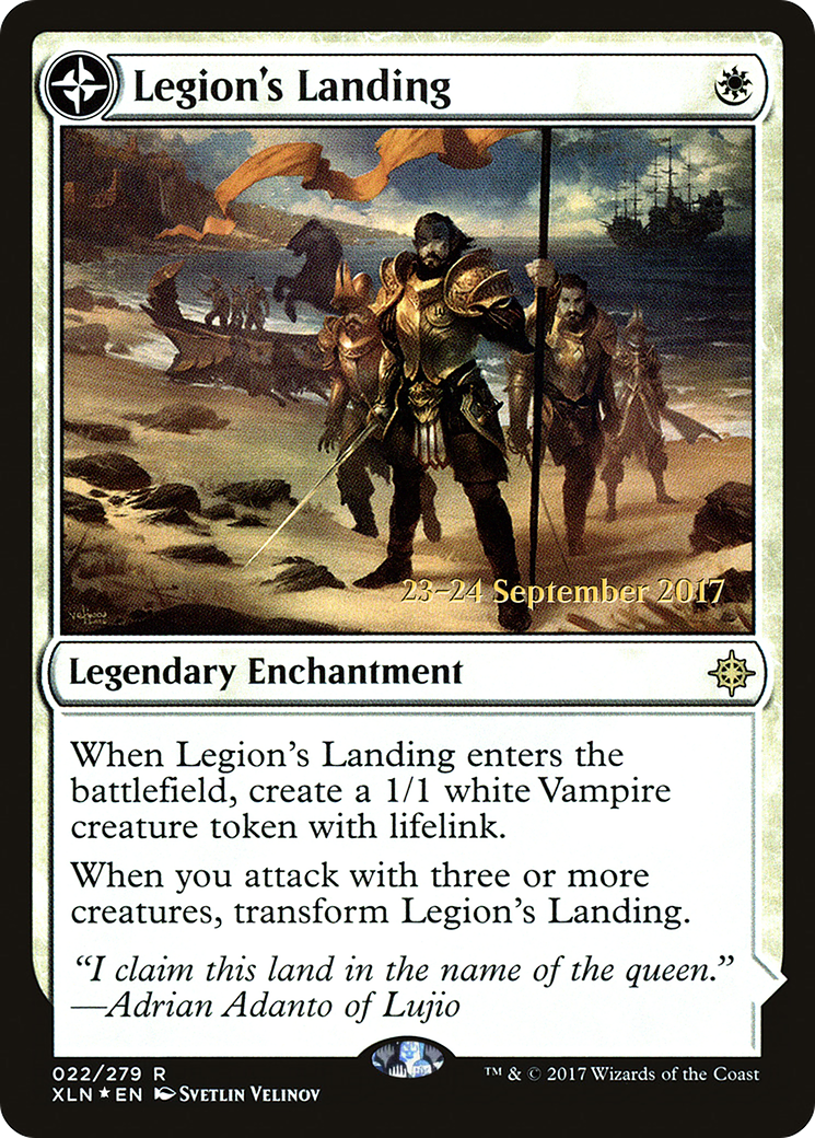 Legion's Landing // Adanto, the First Fort  [Ixalan Prerelease Promos]