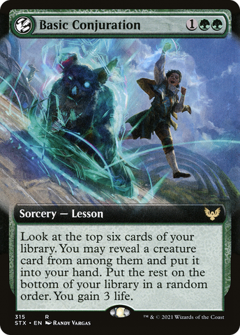 Basic Conjuration (Extended) [Strixhaven: School of Mages]
