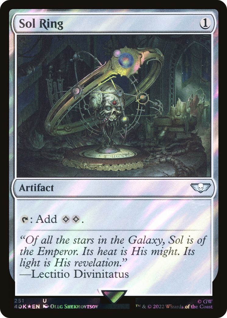Sol Ring (251) (Surge Foil) [Universes Beyond: Warhammer 40,000]