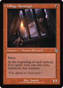 Village Messenger // Moonrise Intruder (Retro Frame) [Innistrad Remastered]