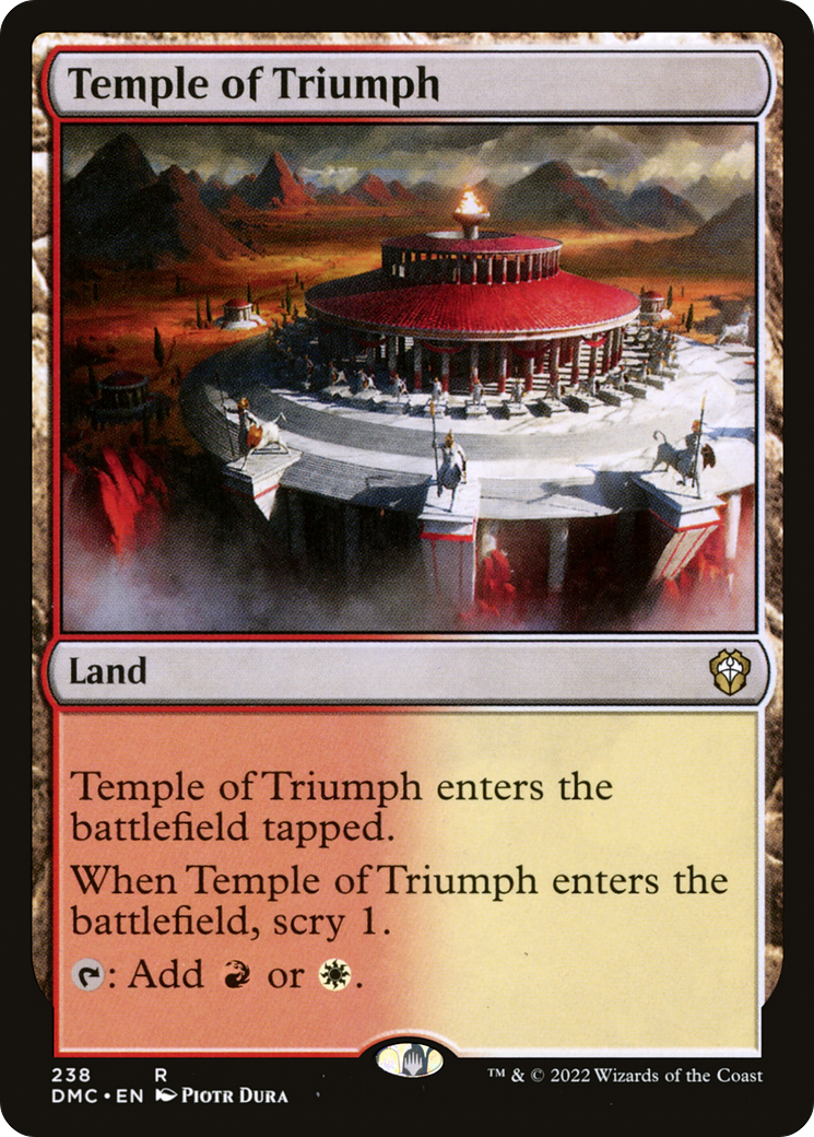 Temple of Triumph [Dominaria United Commander]