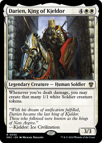 Darien, King of Kjeldor [Murders at Karlov Manor Commander]