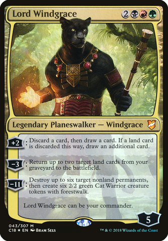 Lord Windgrace (Commander 2018) [Commander 2018 Oversized]