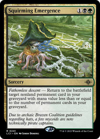 Squirming Emergence (Promo Pack) [The Lost Caverns of Ixalan Promos]