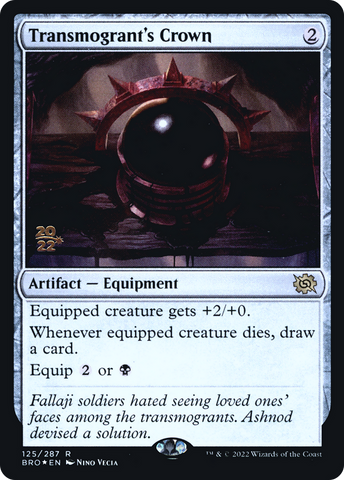 Transmogrant's Crown [The Brothers' War: Prerelease Promos]