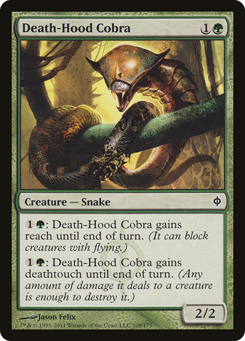 Death-Hood Cobra [New Phyrexia]