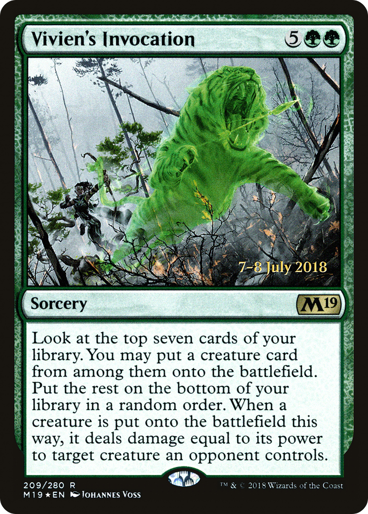 Vivien's Invocation  [Core Set 2019 Prerelease Promos]