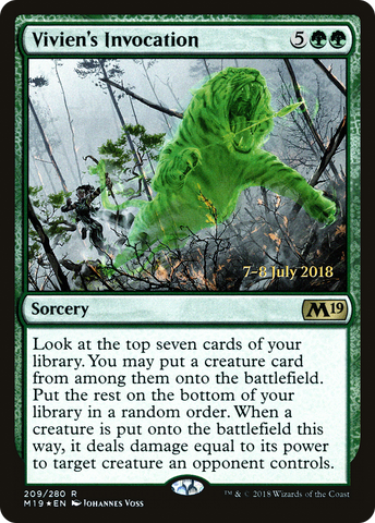 Vivien's Invocation  [Core Set 2019 Prerelease Promos]