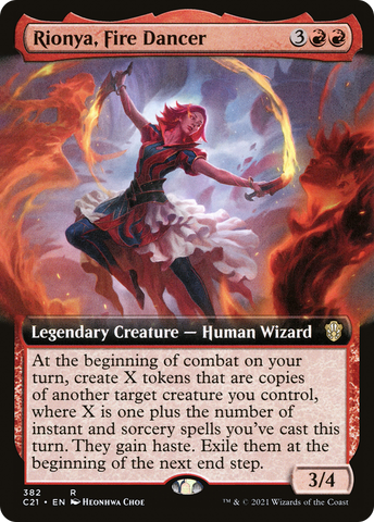 Rionya, Fire Dancer (Extended) [Commander 2021]