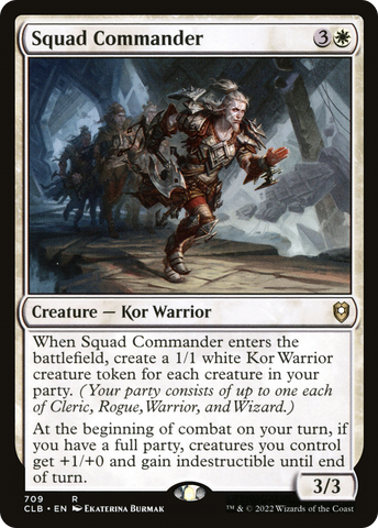 Squad Commander [Commander Legends: Battle for Baldur's Gate]