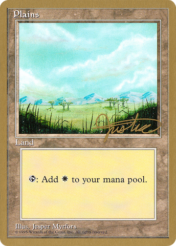 Plains (mj365) (Mark Justice) [Pro Tour Collector Set]