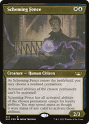 Scheming Fence (Showcase Art Deco Foil Etched) [Streets of New Capenna]