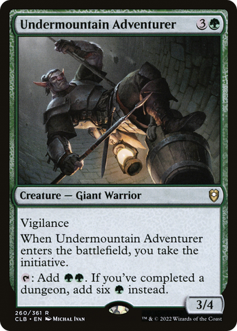 Undermountain Adventurer [Commander Legends: Battle for Baldur's Gate]