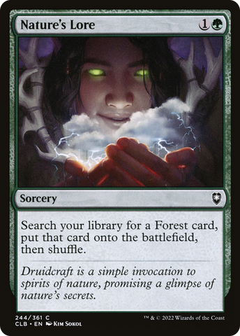 Nature's Lore [Commander Legends: Battle for Baldur's Gate]