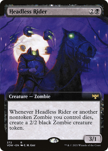 Headless Rider (Extended) [Innistrad: Crimson Vow]