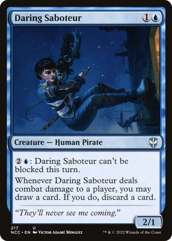 Daring Saboteur [Streets of New Capenna Commander]