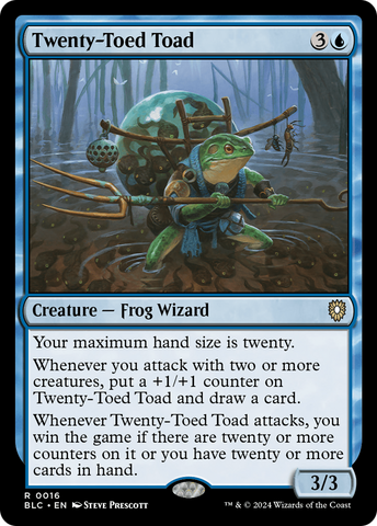 Twenty-Toed Toad [Bloomburrow Commander]