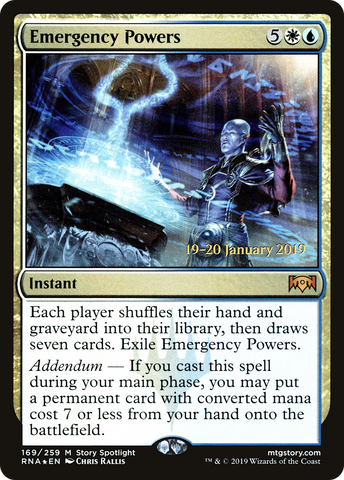 Emergency Powers [Ravnica Allegiance Prerelease Promos]