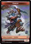 Goblin // Warrior Double-Sided Token [Tarkir: Dragonstorm Tokens]