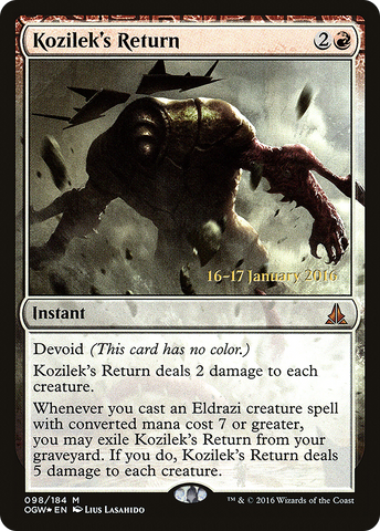 Kozilek's Return [Oath of the Gatewatch Prerelease Promos]