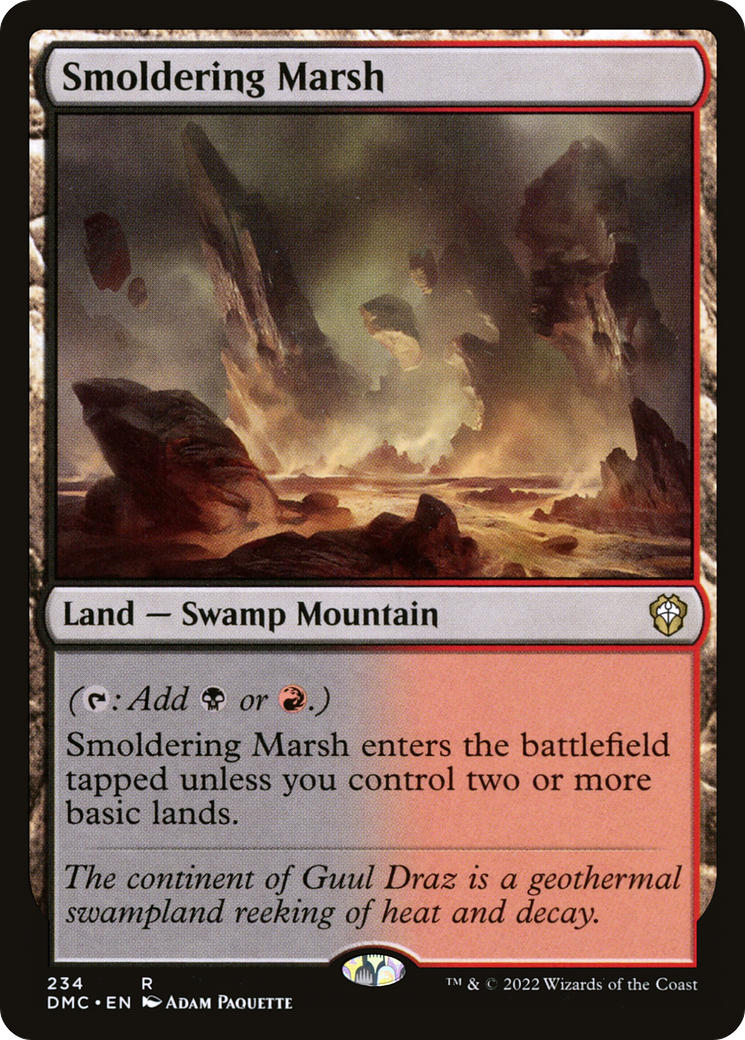 Smoldering Marsh [Dominaria United Commander]