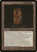 Bronze Tablet (Italian) - "Tavoletta di Bronzo" [Rinascimento]