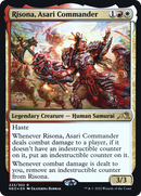 Risona, Asari Commander [Kamigawa: Neon Dynasty Prerelease Promos]