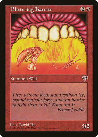 Blistering Barrier [Mirage]