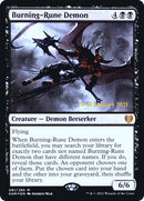 Burning-Rune Demon  [Kaldheim Prerelease Promos]