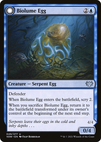 Biolume Egg // Biolume Serpent [Innistrad: Crimson Vow]
