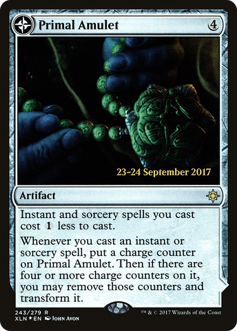 Primal Amulet // Primal Wellspring  [Ixalan Prerelease Promos]