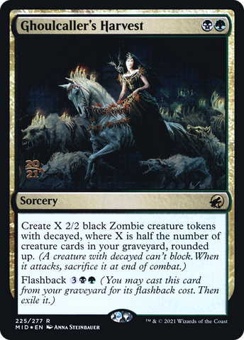 Ghoulcaller's Harvest [Innistrad: Midnight Hunt Prerelease Promos]