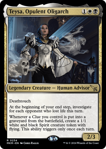 Teysa, Opulent Oligarch (Promo Pack) [Murders at Karlov Manor Promos]