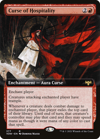 Curse of Hospitality (Extended) [Innistrad: Crimson Vow]