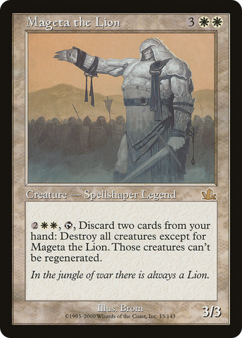 Mageta the Lion [Prophecy]