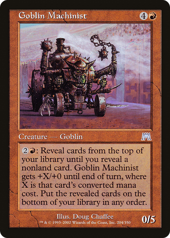 Goblin Machinist [Onslaught]