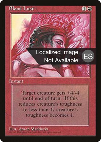 Blood Lust [Fourth Edition Foreign Black Border]