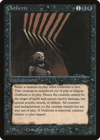 Oubliette (Light Mana Cost) [Arabian Nights]
