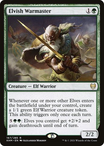 Elvish Warmaster [Kaldheim]