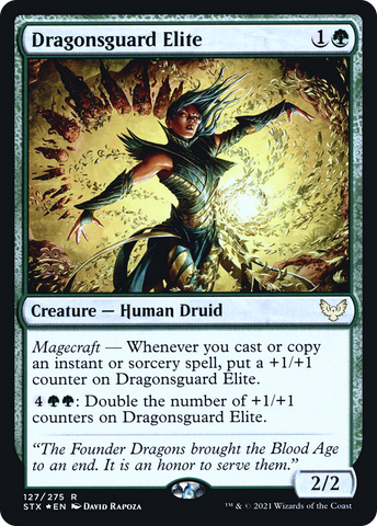 Dragonsguard Elite [Strixhaven: School of Mages Prerelease Promos]