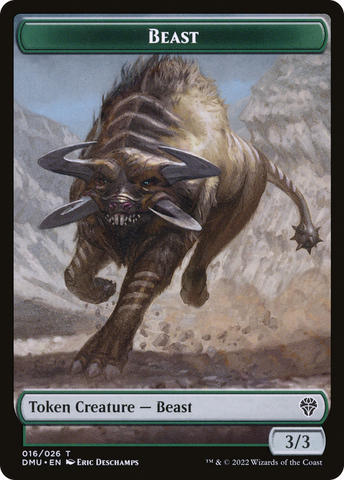 Beast Token [Dominaria United Tokens]