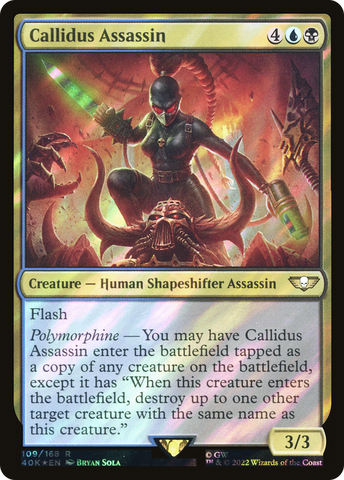 Callidus Assassin (Surge Foil) [Universes Beyond: Warhammer 40,000]