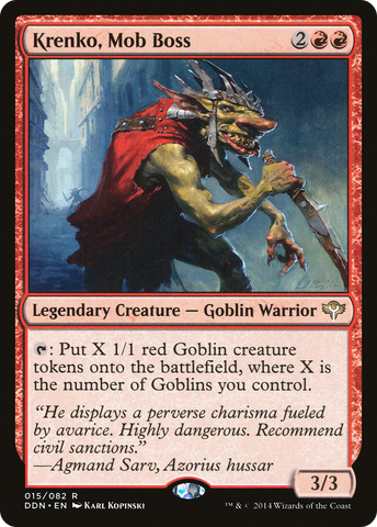 Krenko, Mob Boss [Duel Decks: Speed vs. Cunning]